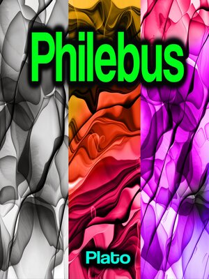 cover image of Philebus